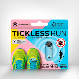 TICKLESS USB RUN BLUE uzlādējama ultraskaņas ierīce ērču atbaidīšanai